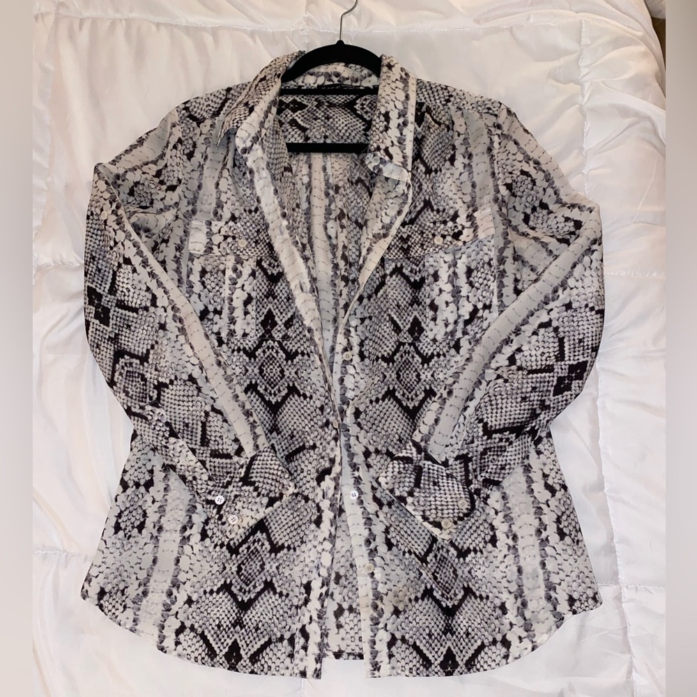 Snakeskin Blouse